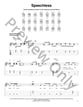 Speechless Guitar and Fretted sheet music cover